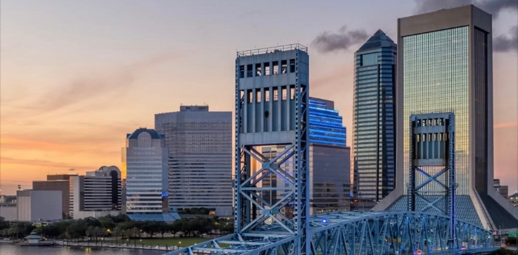 Jacksonville City Skyline